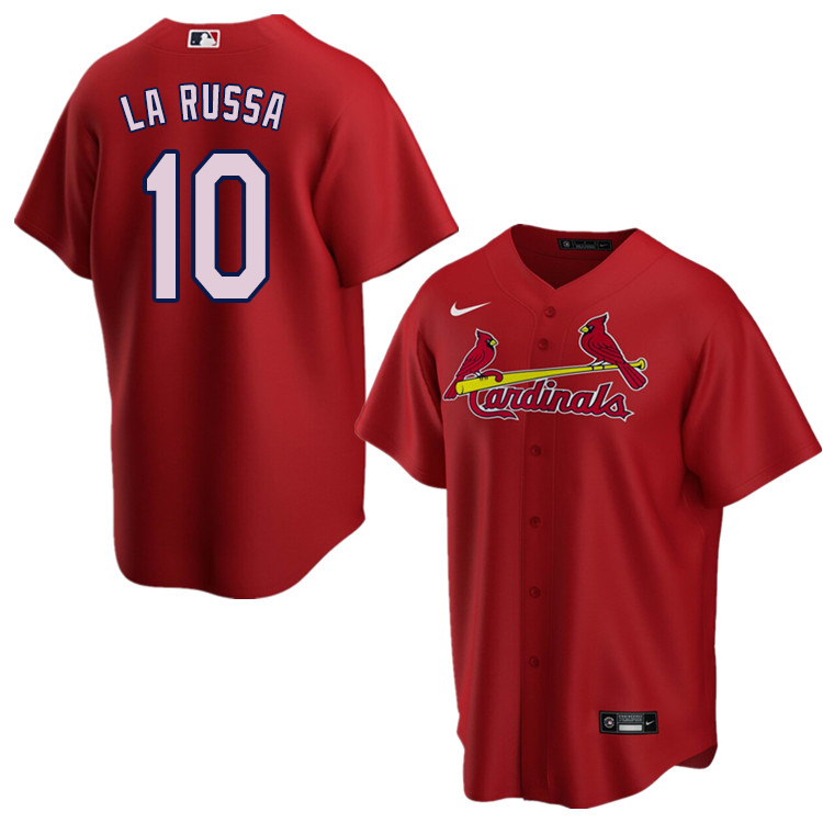 Nike Men #10 Tony La Russa St.Louis Cardinals Baseball Jerseys Sale-Red